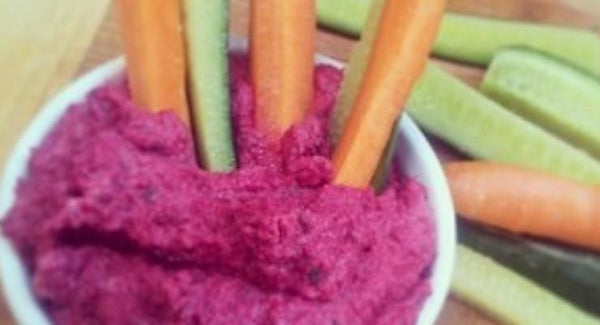 Raw Beetroot Hummus Dip