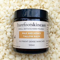 Barefoot Skincare Milk and Honey Tallow Balm | Mr Vitamins