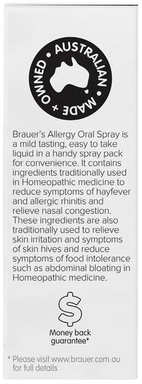 Brauer Allergy Oral Spray | Mr Vitamins