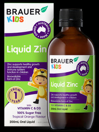 Brauer Baby And Kids Liquid Zinc | Mr Vitamins