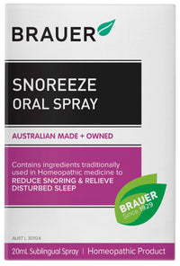 Brauer Snoreeze Oral Spray | Mr Vitamins