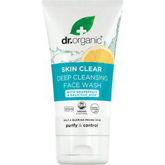 Dr Organic Deep Pore Cleansing Face Wash Skin Clea