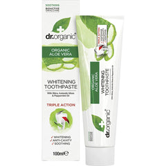 Dr Organic Toothpaste (Whitening) Organic Aloe Vera