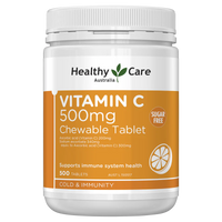 Healthy Care Vitamin C 500mg Chewable 500 Tablets | Mr Vitamins