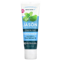 Jason Powersmile Peppermint Flouride Free Toothpaste