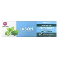 Jason Powersmile Peppermint Flouride Free Toothpaste | Mr Vitamins