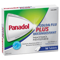 Panadol Capsule Cold Flu & Decongestant 500mg | Mr Vitamins