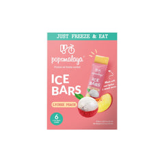 Popsmalaya Freeze-at-home Sorbet Bars - Lychee n Peach