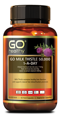 GO Healthy Milk Thistle 50000mg 1 A Day