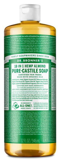 Dr. Bronners Pure-Castile Liquid Soap - Almond