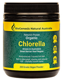 Biogenesis Australian Organic Chlorella 200g Powder | Mr Vitamins