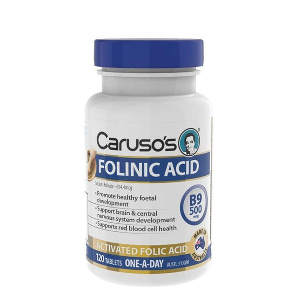 Carusos Vitamin B9 Folinic Acid 500Mcg Mr Vitamins