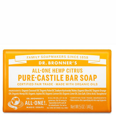 Dr. Bronners Pure-Castile Bar Soap - Citrus