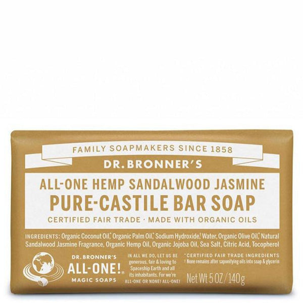 Dr Bronner's Pure-Castile Bar Soap - Sandalwood & Jasmine