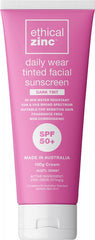 Ethical Zinc Tinted Facial Sunscreen Dark Tint SPF 50+