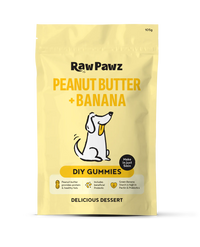 Raw Pawz BANANA PEANUT BUTTER GUMMIES | Mr Vitamins