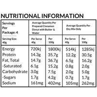 Snaxx One Minute KETO Cinnamon Donut 4x40g | Mr Vitamins