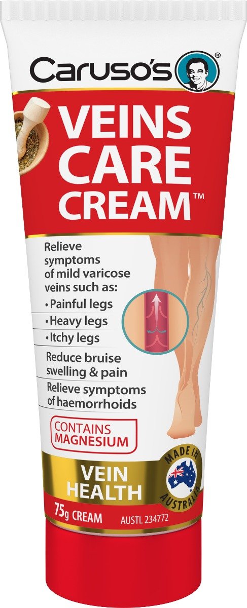 Carusos Veins Care Cream Mr Vitamins